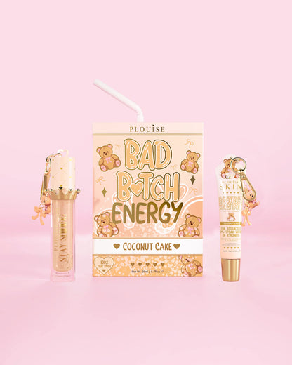 Glitter Bad Bitch Energy Lip Duo - Coconut Cake