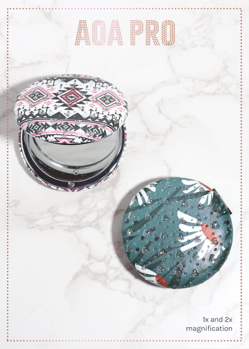 AOA Pro Double-Sided Compact Mirror – Round