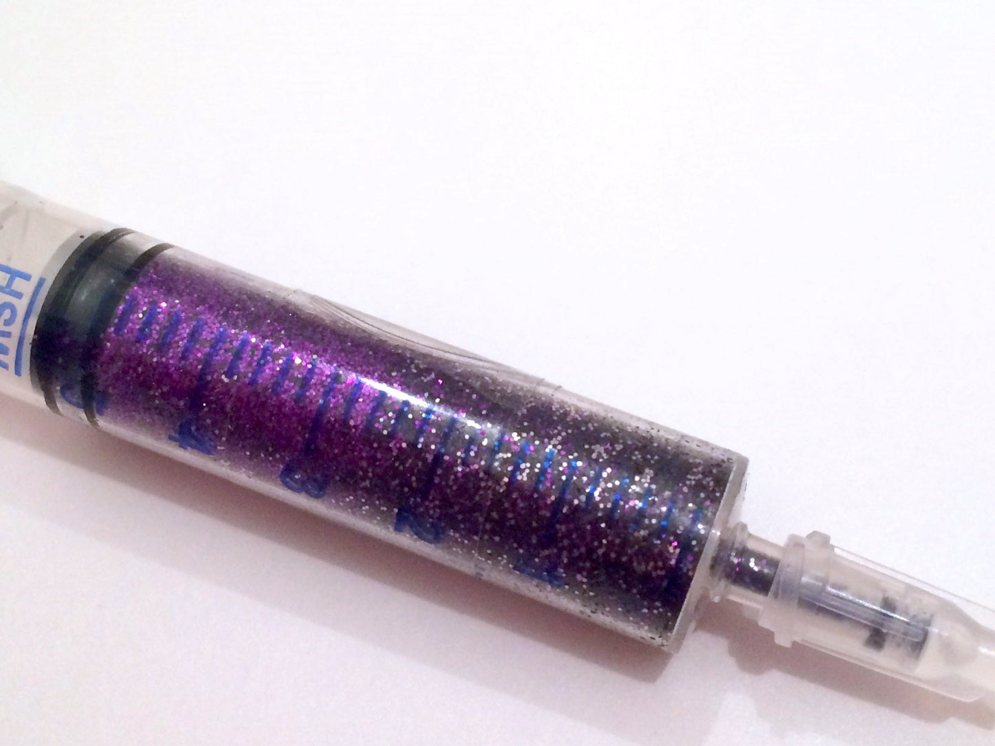 Inked Doll Cosmetics - PURPLE DAHLIA GlamDoll Glitter Syringe