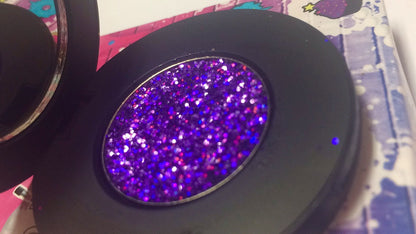 Inked Doll Cosmetics - "PURPLE REIGN!" Single Pressed Glitter Palette