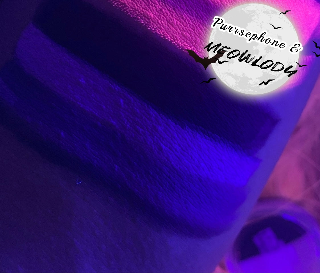 Inked Doll Cosmetics - (HUGE!) Monster Doll PURRSEPHONE & MEOWLODY *UV Neon Pastel* SPLIT LINER/FACE/BODY PAINT