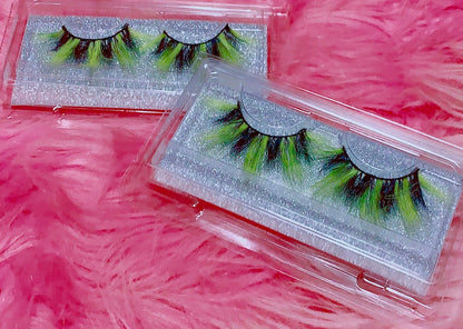 Inked Doll Cosmetics - *Queen BEE-OTCH* (Black & Yellow) DreamDoll COLOR Lashes!
