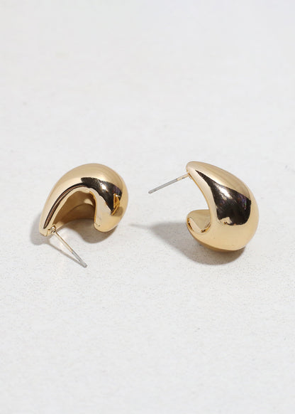 Crescent Puff Earrings