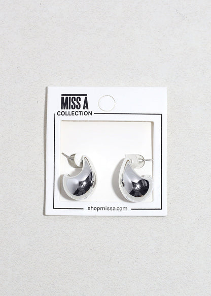 Crescent Puff Earrings