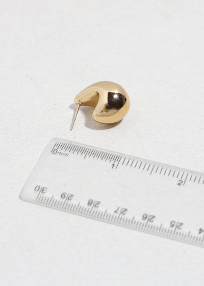Crescent Puff Earrings