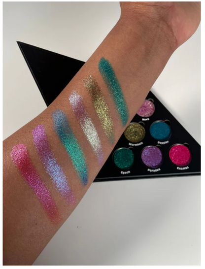 Glisten Cosmetics Time Warp Pressed Pigment Palette