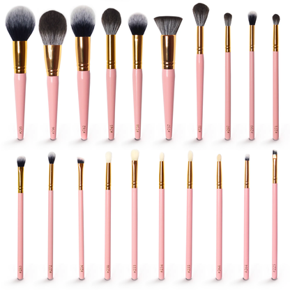 20-Piece Full Face Makeup Brush Set
