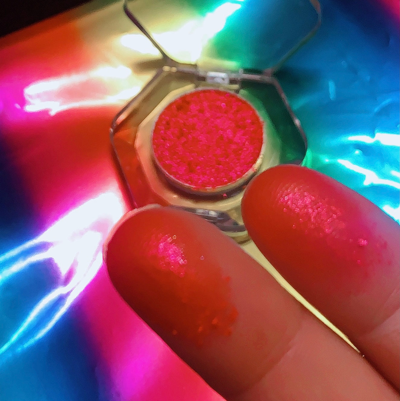 Inked Doll Cosmetics - *Lmt. Edt. Holiday* SLEIGH RIDE ME Pressed Duochrome