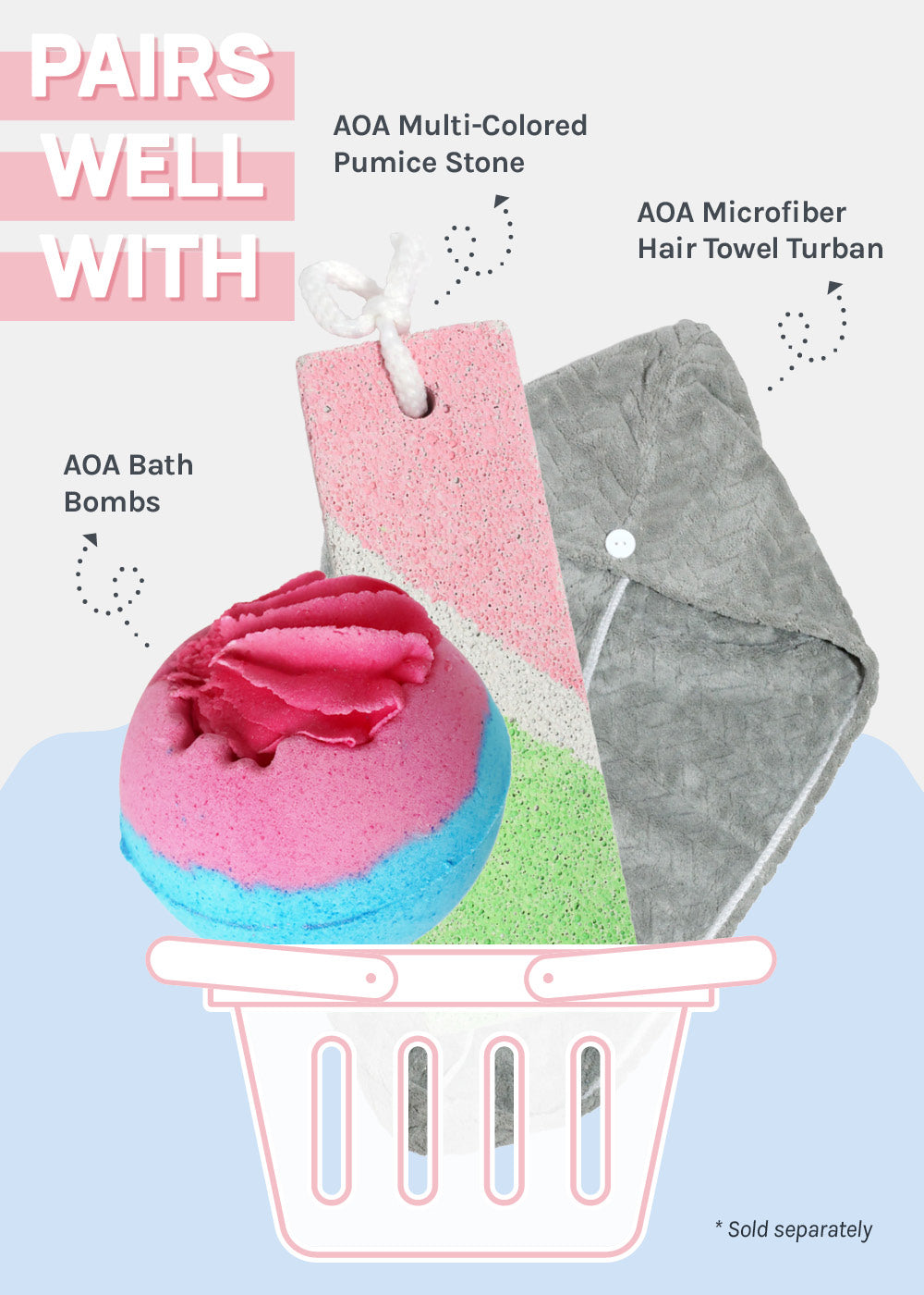 AOA Soft Mesh Bath Loofah