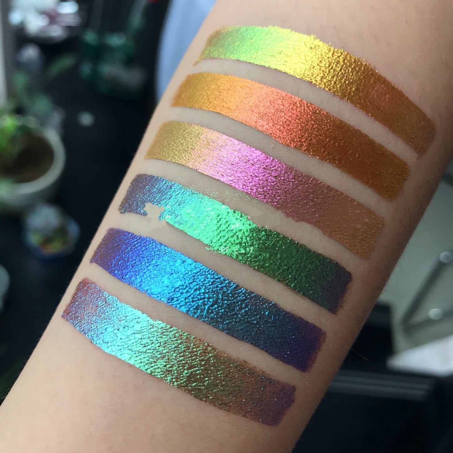 Inked Doll Cosmetics - "LA CHAMELEA" Deadly Venom LIQUID LAVA Effect Pigments