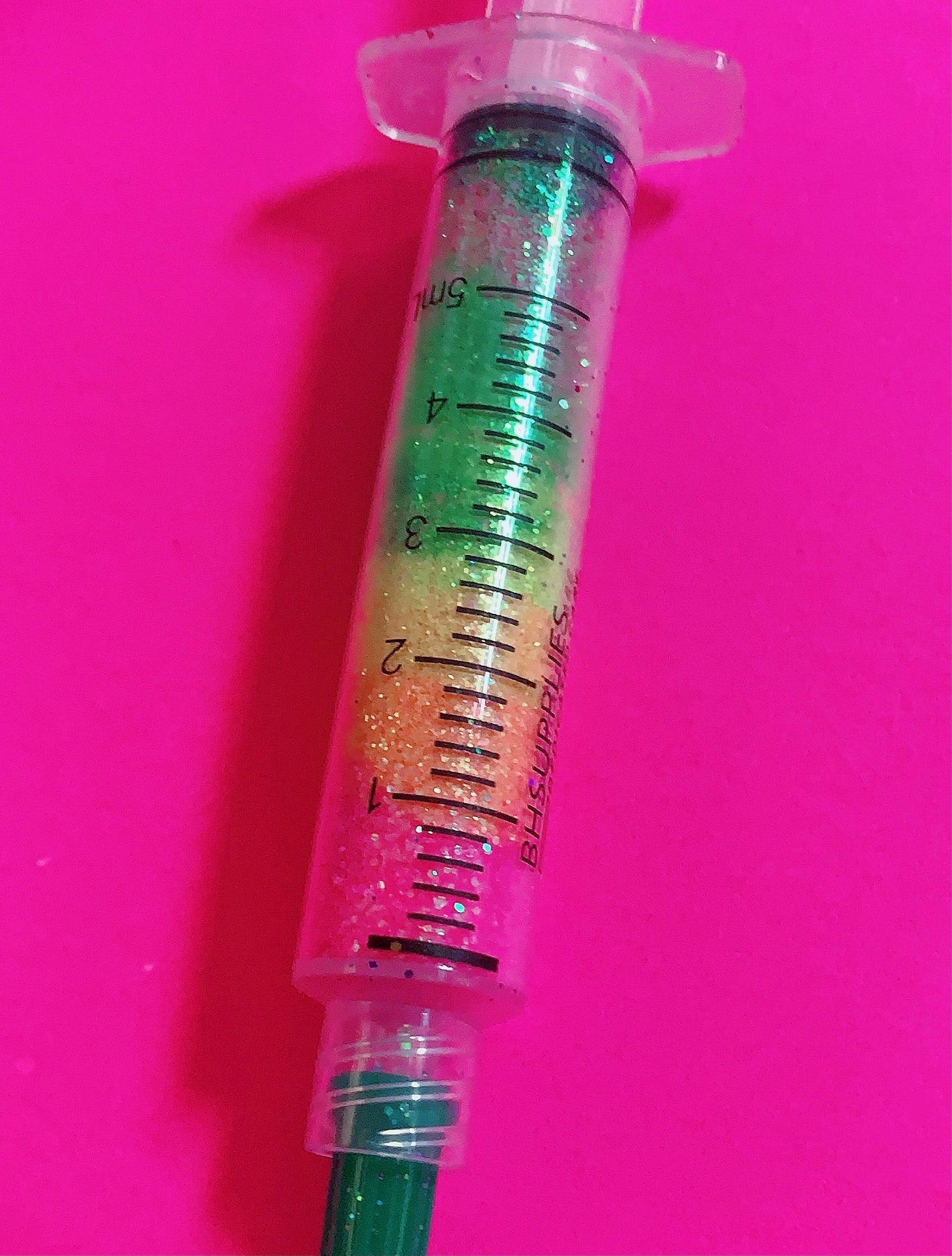 Inked Doll Cosmetics - DEEP TROPICS *UV* GlamDoll Glitter Syringe