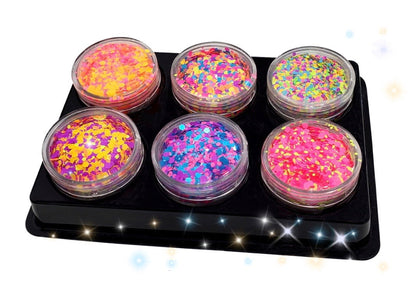 Inked Doll Cosmetics - "JUNGLE PARTY" *UV/BlackLight* Festival FunFetti