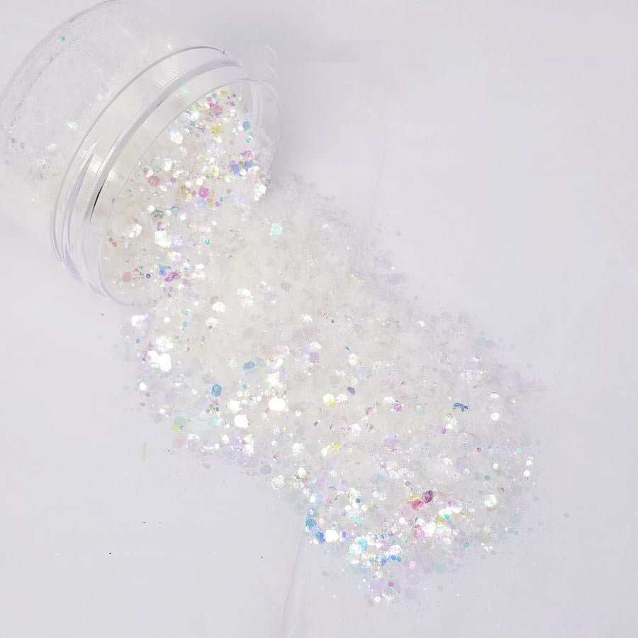 Inked Doll Cosmetics - UNICORN TRIP Chunky (Rainbow) Iridescent Glamdoll Glitter