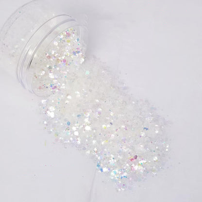 Inked Doll Cosmetics - UNICORN TRIP Chunky (Rainbow) Iridescent Glamdoll Glitter