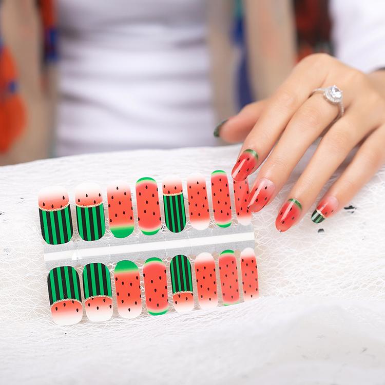 Candied Nails - Nail Sticker - Watermelon