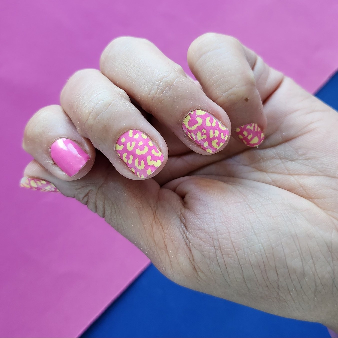 Candied Nails - Nail Sticker - Orange Pink