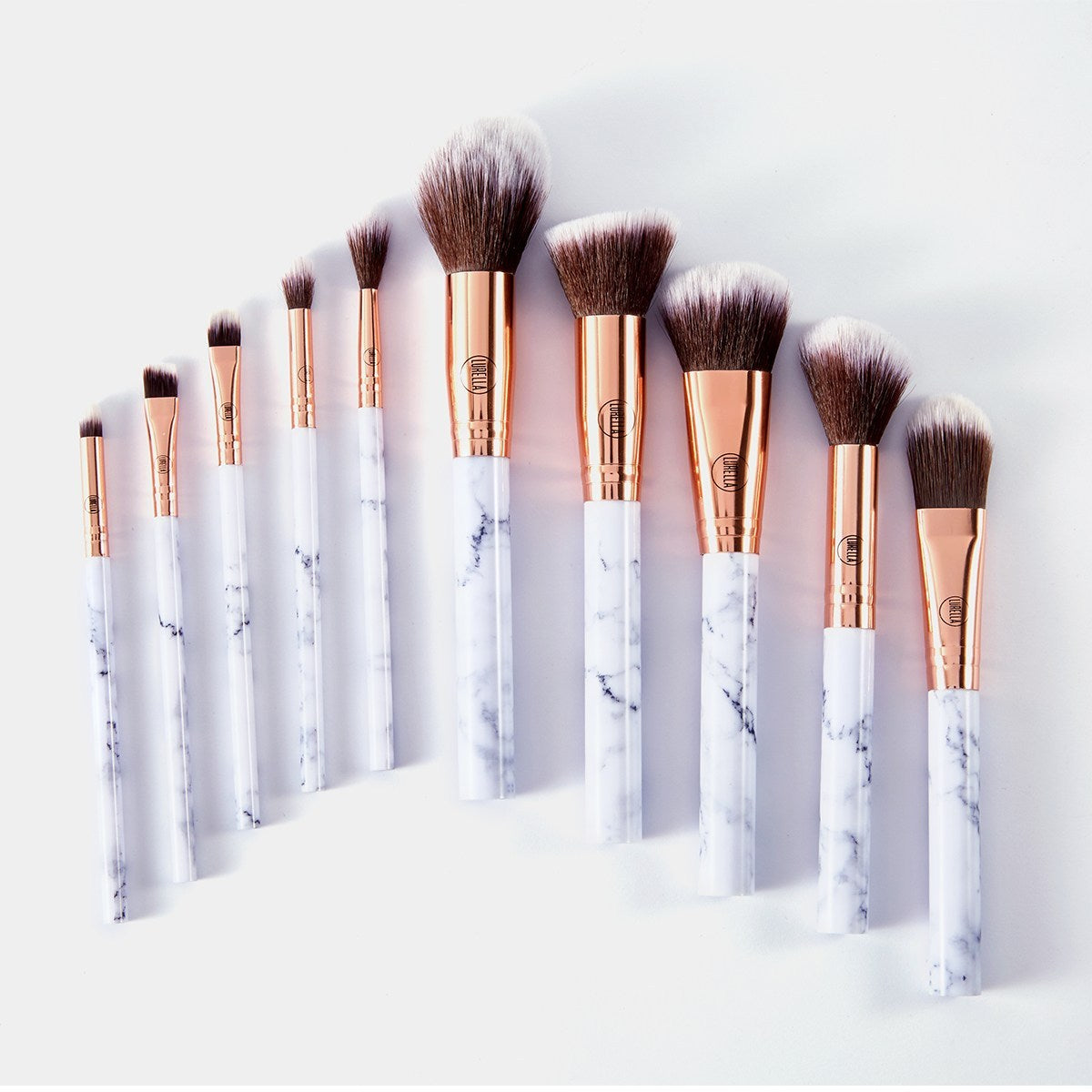 Lurella Cosmetics - Deluxe Marble Brush Set