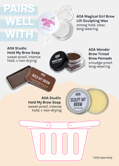 AOA Dual Brow Comb + Spoolie
