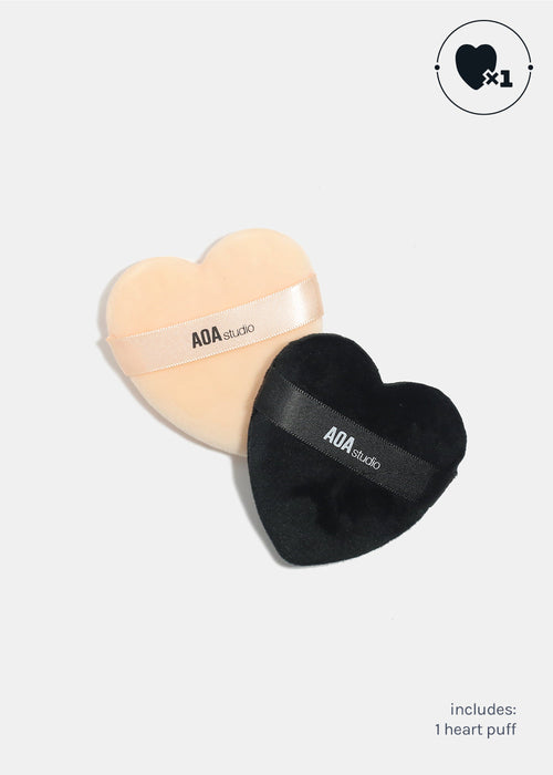 AOA Velvet Puff - Heart