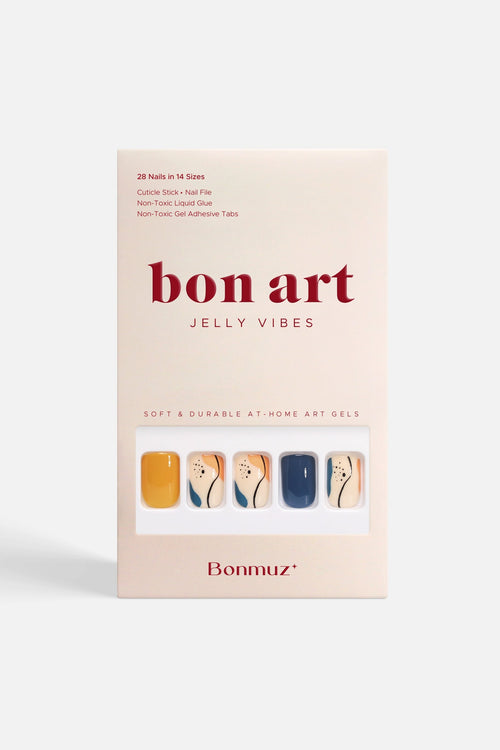 Bonmuz - Tangerine Garden | Soft & Durable Press-On Nails