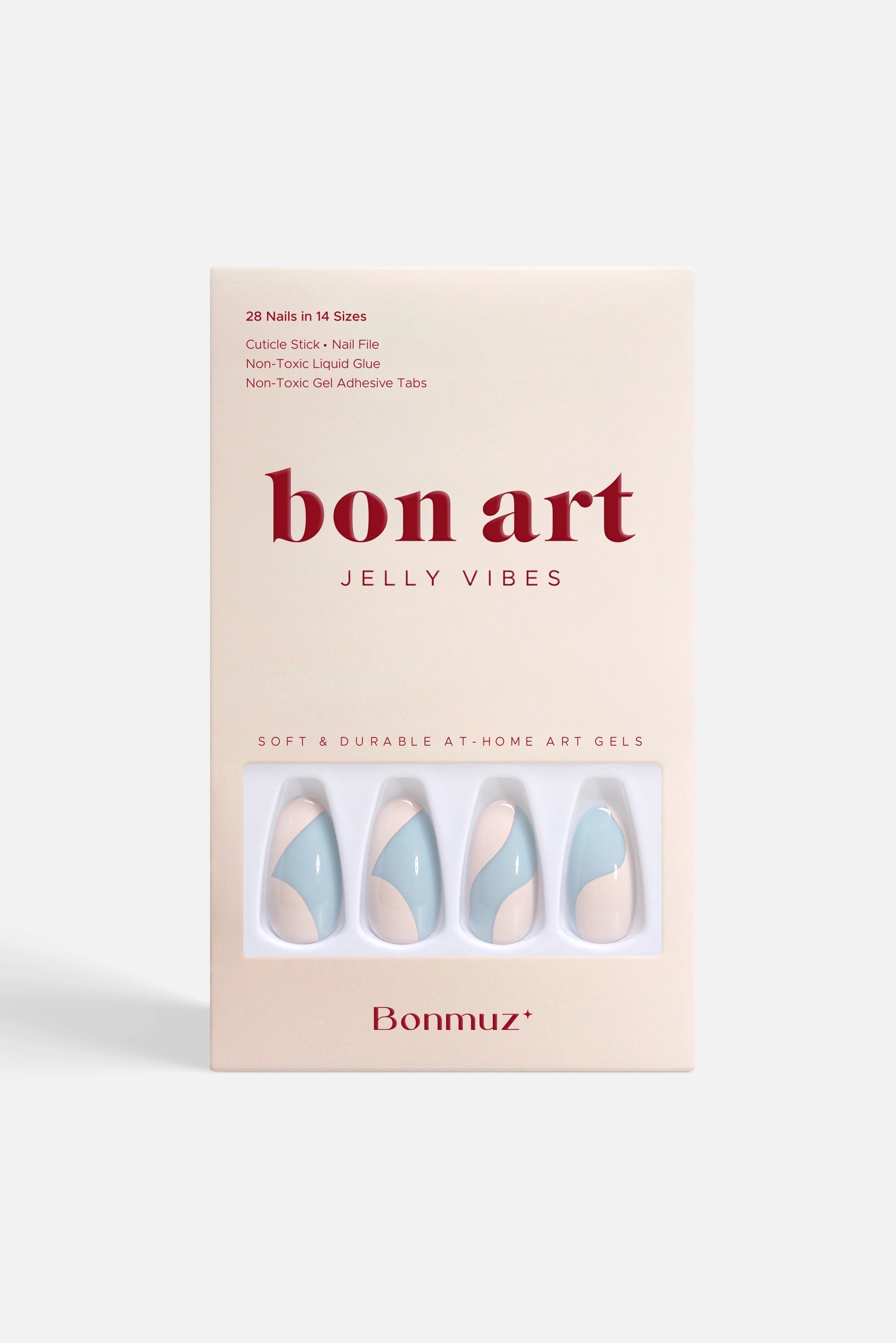 Bonmuz - Sweet Cream | Soft & Durable Press-On Nails