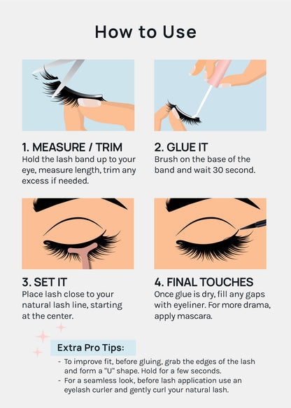 D-LUX Curl Premium Faux Mink Lashes - Dolores