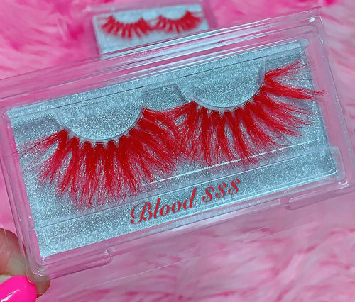 Inked Doll Cosmetics - *BLOOD $$$*(Red) DreamDoll COLOR Lashes!