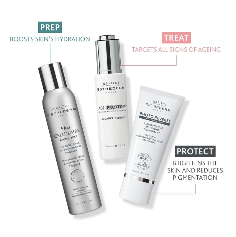 Institut Esthederm Photo Reverse Brightening Protective Anti-Dark Spots Face Care SPF 50+