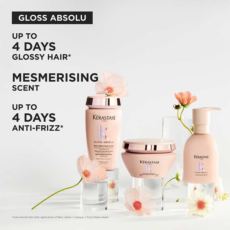 Kérastase Gloss Absolu Bain Créme Hydra-Glaze Shampoo For Thick Frizzy Hair