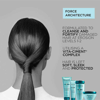 Kérastase Resistance Bain Force Architecte Shampoo For Brittle, Damaged Hair