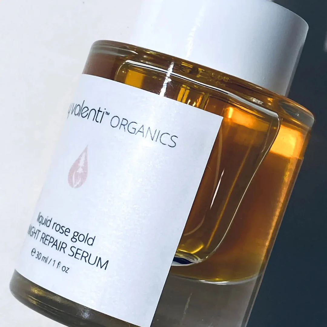 by valenti® - Liquid Rose Gold with Retinyl palmitate + CoQ10 + Tetrahexyldecyl ascorbate + Olive squalane