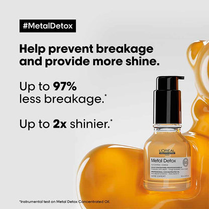 L’Oréal Professionnel Metal Detox Shampoo, Mask & Oil Trio