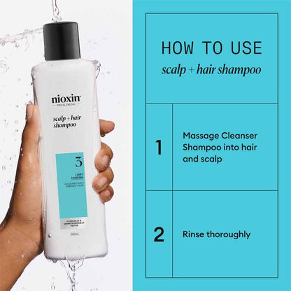 Nioxin System 3 Cleanser Shampoo